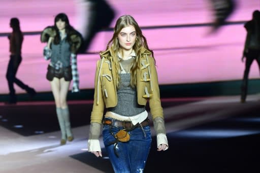 Dsquared2 went for a rugged Canadian backwoods look