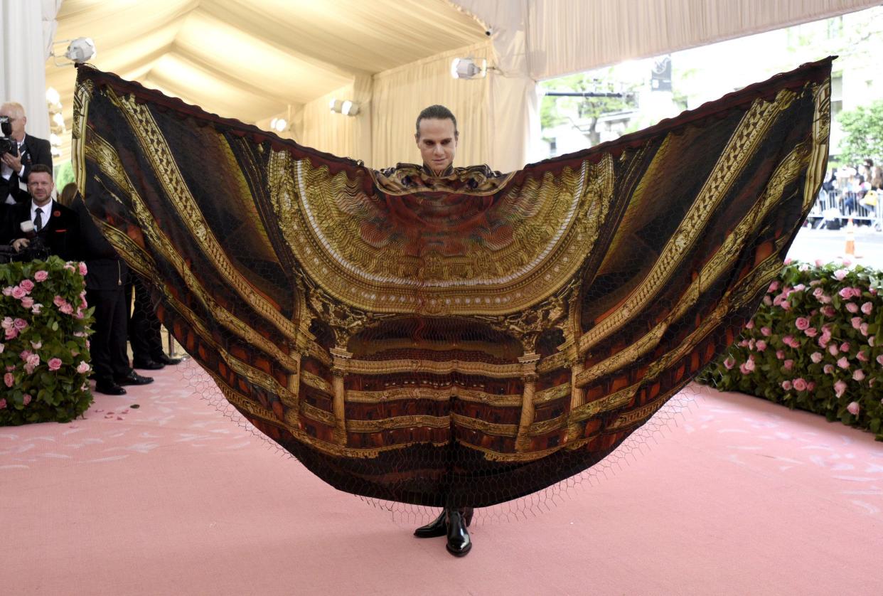 Jordan Roth attends The Metropolitan Museum of Art's Costume Institute benefit gala celebrating the opening of the "Camp: Notes on Fashion" exhibition on Monday, May 6, 2019, in New York.