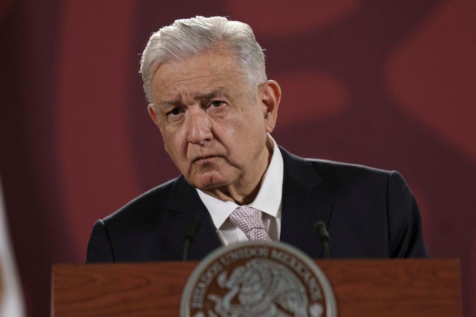 MÉXICO-AMLO PRENSA (AP)