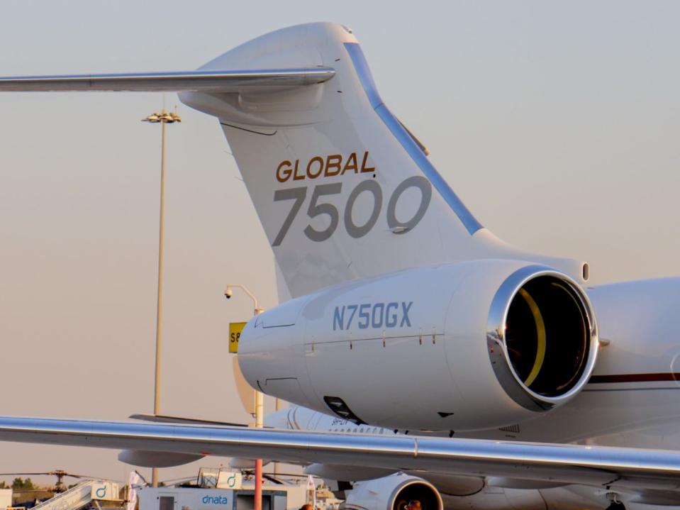 Bombardier Global 7500 Demonstration Aircraft — Dubai Airshow 2021