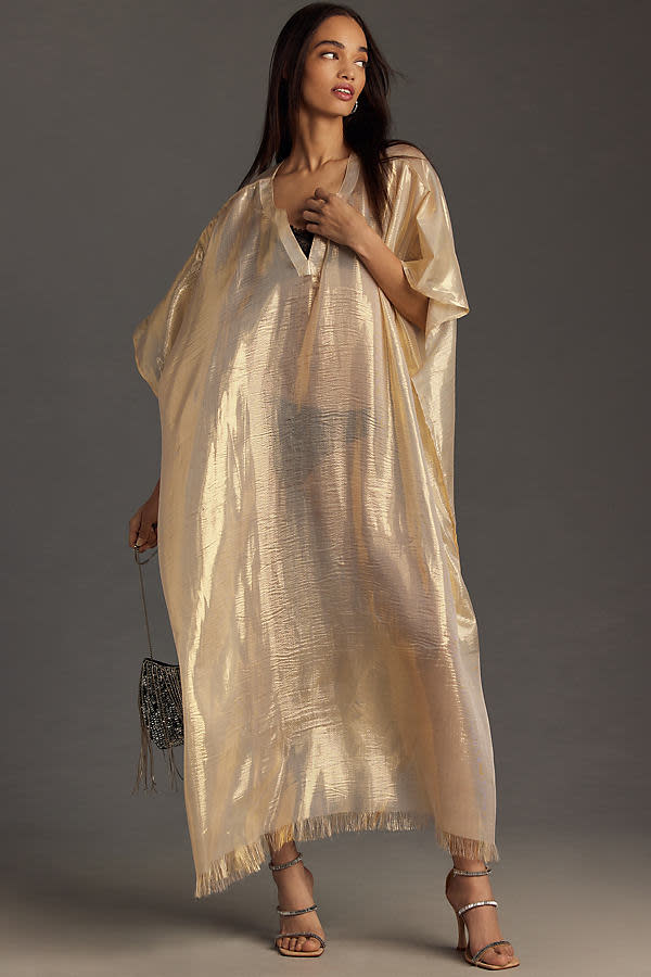 <p><a href="https://go.redirectingat.com?id=74968X1596630&url=https%3A%2F%2Fwww.anthropologie.com%2Fshop%2Fmille-beverly-shine-kaftan&sref=https%3A%2F%2Fwww.townandcountrymag.com%2Fstyle%2Ffashion-trends%2Fg32390597%2Fbest-caftan-dresses%2F" rel="nofollow noopener" target="_blank" data-ylk="slk:Shop Now;elm:context_link;itc:0;sec:content-canvas" class="link ">Shop Now</a></p><p>Beverly Shine Kaftan</p><p>anthropologie.com</p><p>$228.00</p>