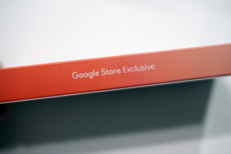 ▲盒裝標示Google Store限定銷售字樣