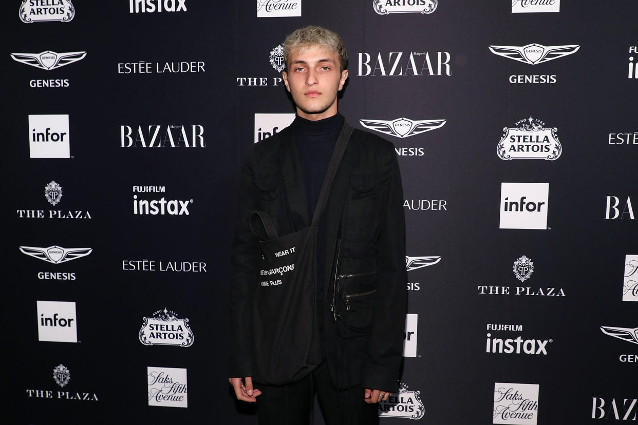 Anwar Hadid attends the 2018 Harper's Bazaar ICONS Party at The Plaza Hotel on September 7, 2018 in New York City.  (Photo by Taylor Hill/FilmMagic)