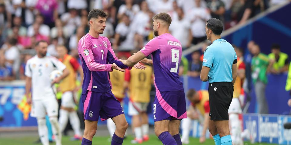 Niclas Füllkrug wird für Kai Havertz eingewechselt<span class="copyright">Getty Images</span>