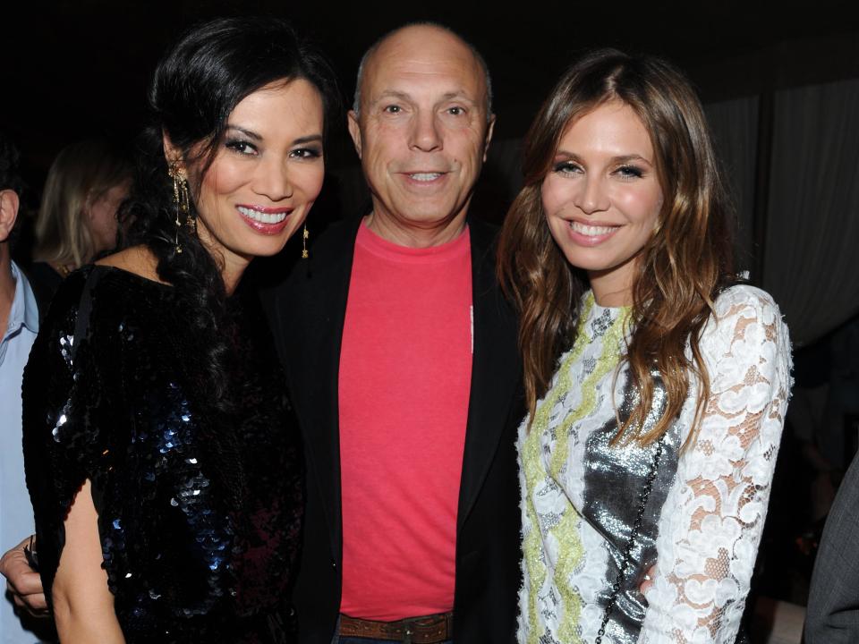 Wendi Murdoch (left), Alexander Radkin Zhukov (center) and Dasha Zhukova (right).