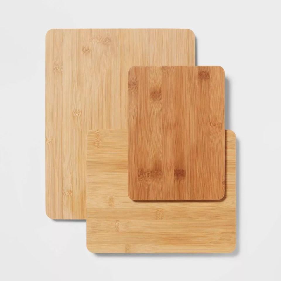 Made By Design Bamboo Cutting Board Set