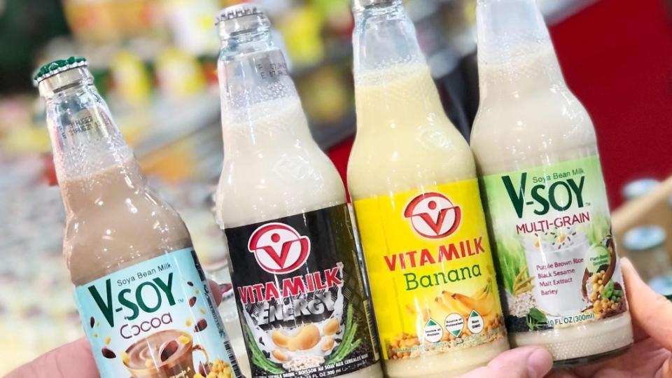 曼谷國民飲品「VITA維他豆奶」美食展也買得到。（圖／業者提供）