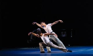 Miami City Ballet's Alexander Kaden and Jordan Martinez in "Sentimiento," choreographed by Durante Verzola.