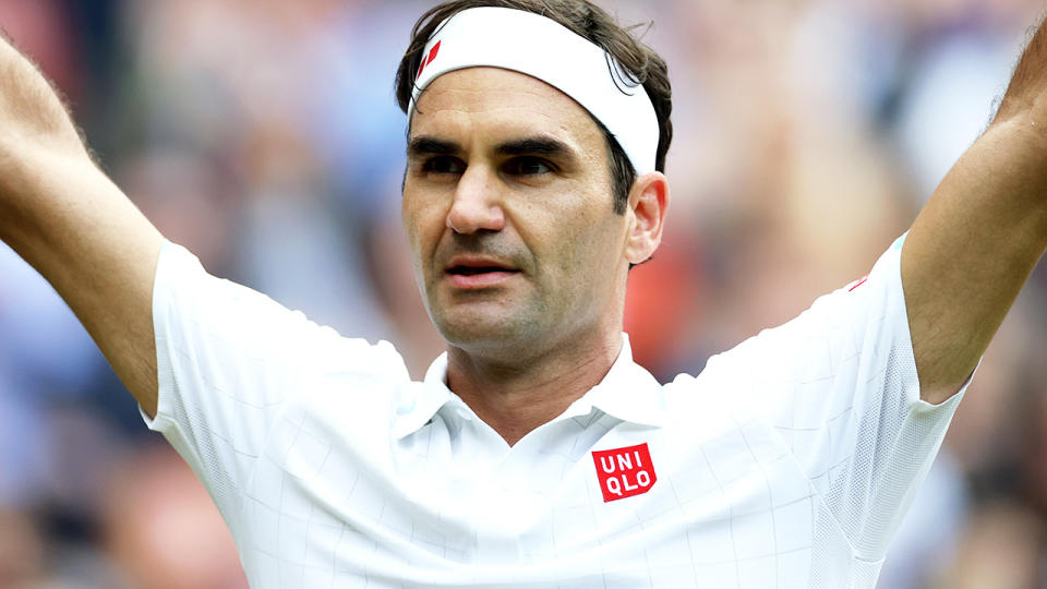 Roger Federer says he is not prolonging his career due to the success of Novak Djokovic.