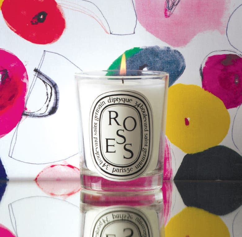 Diptyque Roses Candle. Image via Nordstrom Canada.