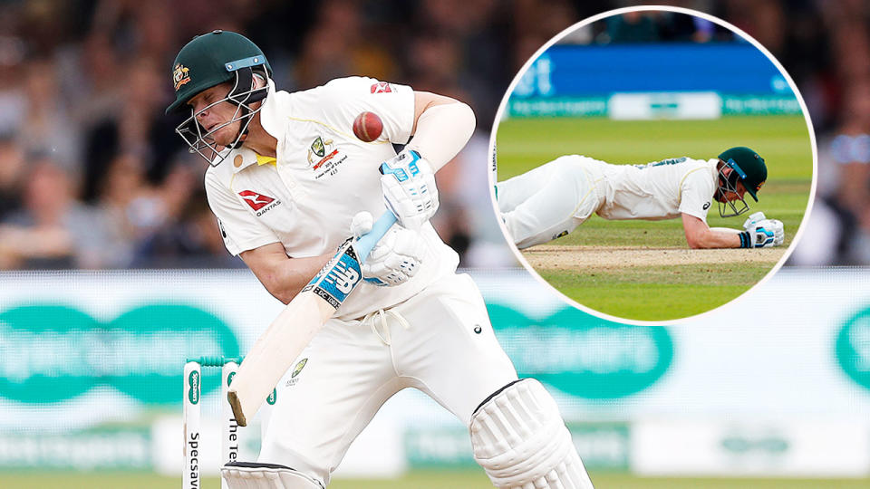 Steve Smith was ruled out of the remainder of the second Test after a scary incident.