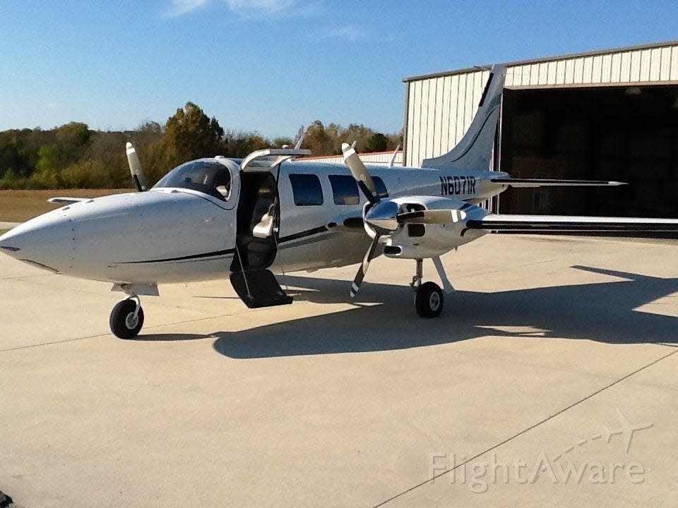 The Piper PA-60-601P plane that crashed just southeast of Springfield on Jan. 28, 2020, killing former Springfield Mayor Frank Edwards and his wife, Sangamon County Coroner Cinda Edwards, along with John Evans of Glenarm. [Photo Courtesy of FlightAware]