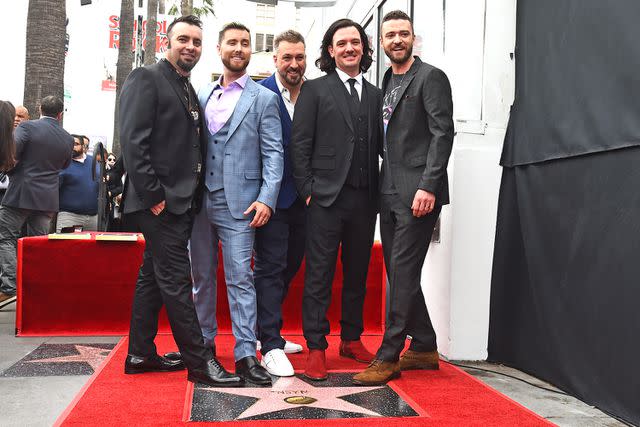 <p>Michael Buckner/Variety/Penske Media via Getty</p> *NSYNC in April 2018