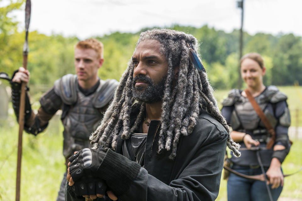 Khary Payton as Ezekiel in <em>The Walking Dead</em>. (Photo: AMC)