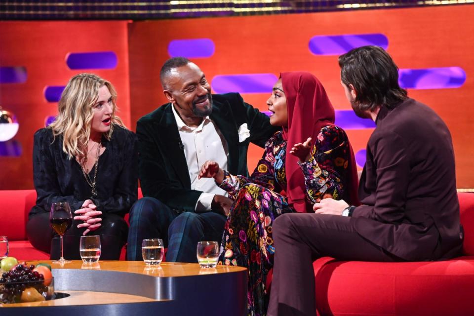 Also appearing on The Graham Norton Show were Jack Whitehall, Sir Lenny Henry and Nadiya Hussain (PA)
