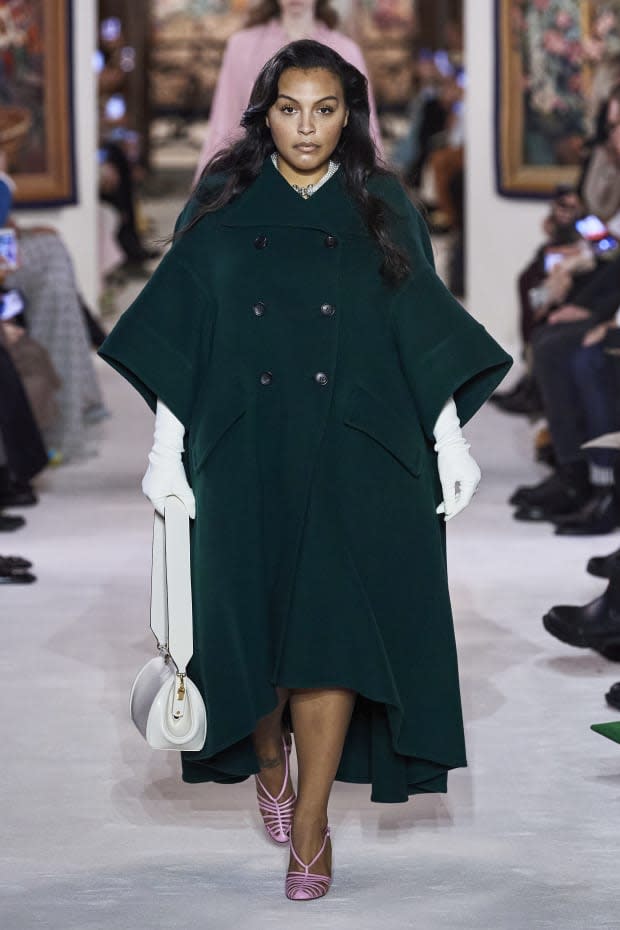 <p>A look from Lanvin's Fall 2020 collection. Photo: Imaxtree</p>