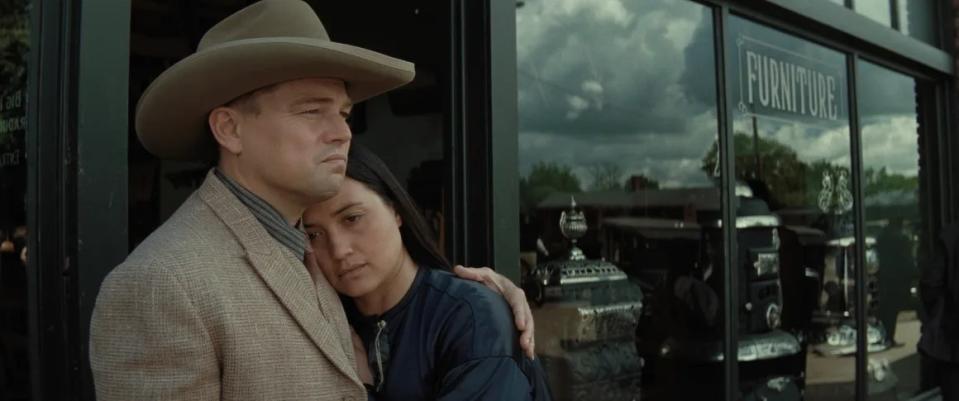 Leonardo DiCaprio y Lily Gladstone en "Killers of the Flower Moon". (Crédito: Apple TV)