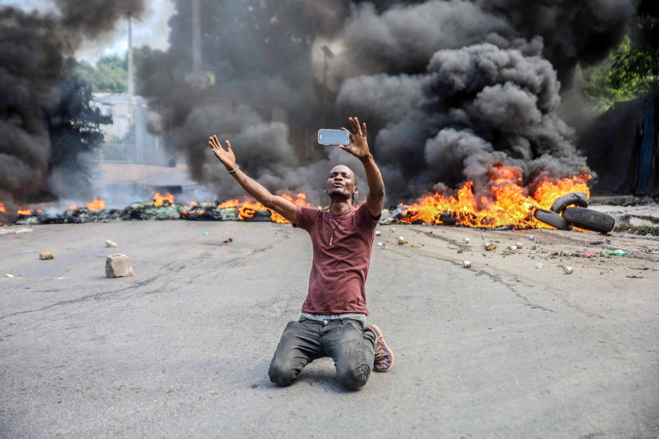 Image: TOPSHOT-Haiti-US-kidnapping-gangs-strike (Richard Pierrin / AFP - Getty Images)