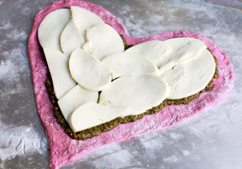 How to Make a Heart-Shaped Beet Crust Pizza for Valentine’s Day