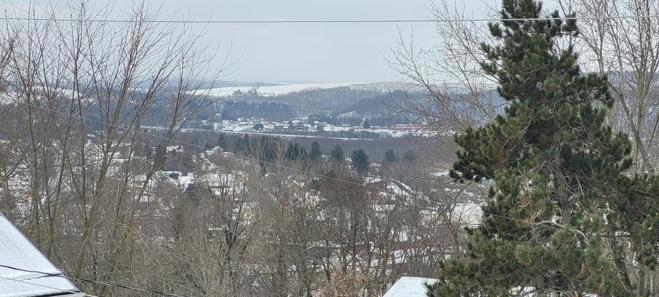 Meyersdale is covered in a fresh blanket of snow after a brief snowstorm Thursday morning.