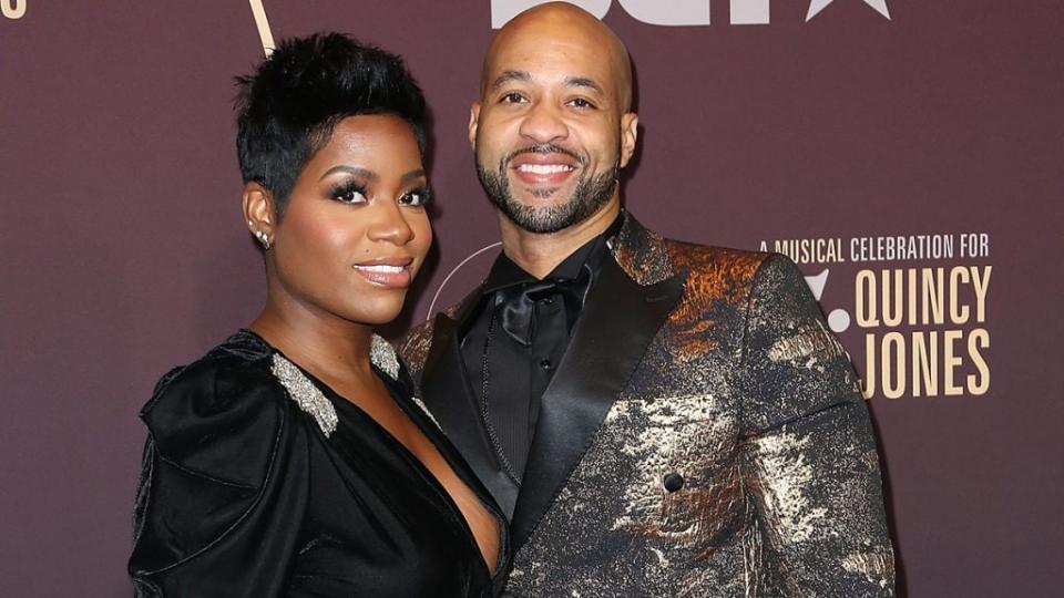Fantasia Barrino and her husban Kendall Taylor arrive at “Q 85: A Musical Celebration for Quincy Jones” presented by BET Networks at Microsoft Theater on September 25, 2018 in Los Angeles, California. (Photo by Maury Phillips/Getty Images for BET)