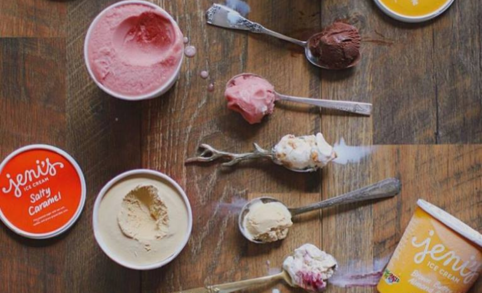 Many of Jeni’s Splendid ice cream flavors are gluten-free.