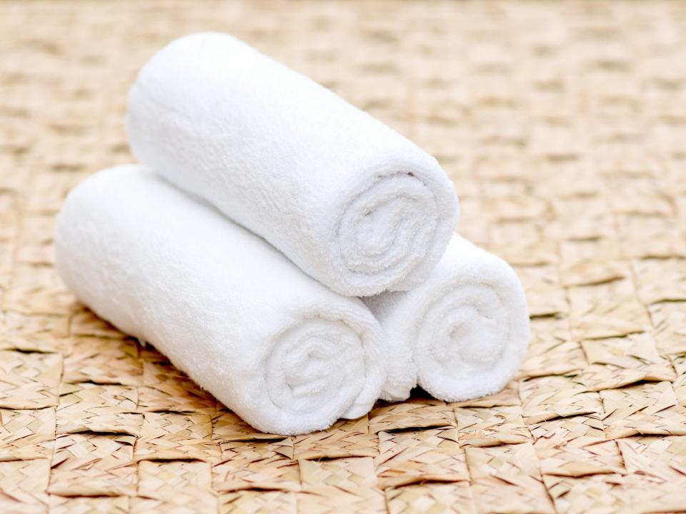 Towels at a spa