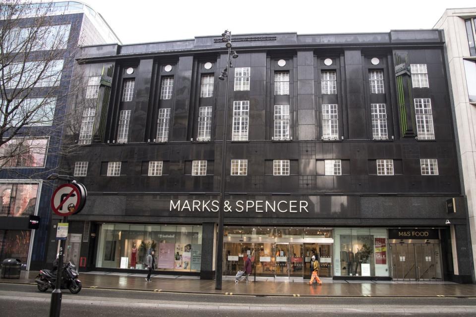 A Marks & Spencer store in London (Ian West/PA) (PA Archive)