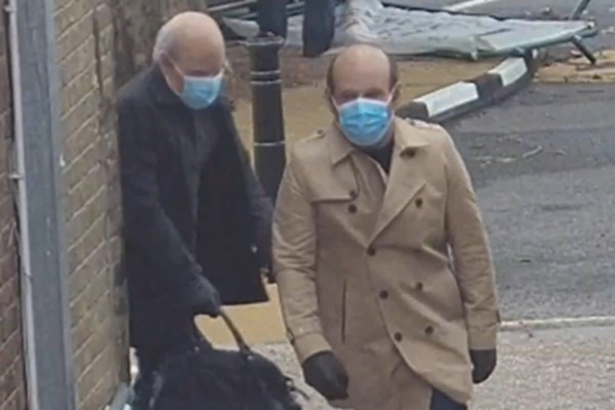 Benjamin Murphy, 37, and George Murphy-Bristow, 28, wore pensioner disguises to rob a jewellery store  (Essex Police)