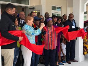 The Millennia Companies® Celebrates Ribbon Cutting at Azure Estates in Riviera Beach, Florida.