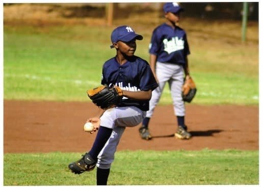 Demetric Felton Jr. also played baseball as a child.