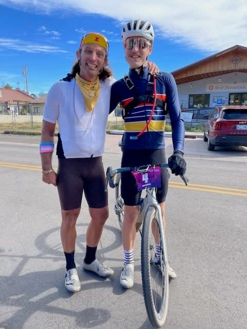 <span class="article__caption">After the race. Hauswald finished about 17 minutes ahead of Mohn</span> (Photo: Tim Mohn)