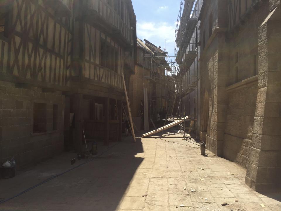 <p>Our amazing @knightfallshow sets being built. It took 400 people, 7 days a week for 4 months to build these. They built multiple streets, a Palace, Temple, market square, Church, city walls (complete with moat), shops and taverns. The stone was so real you could only make out that it wasn’t by touching it. When all the extras were on set it was like being in a time machine. — @tom_cullen #Knightfall #HISTORY<br>(Photo: Instagram) </p>