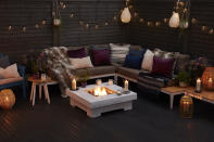 <p> If you're going to use an area of your garden for entertaining at night, why not use a dark hue for your garden fence ideas? It'll make the zone far more intimate and cocooning – just like a snug inside your house. </p> <p> Stick to garden furniture in a lighter finish though, so that they stand out against your dark backdrop. </p>