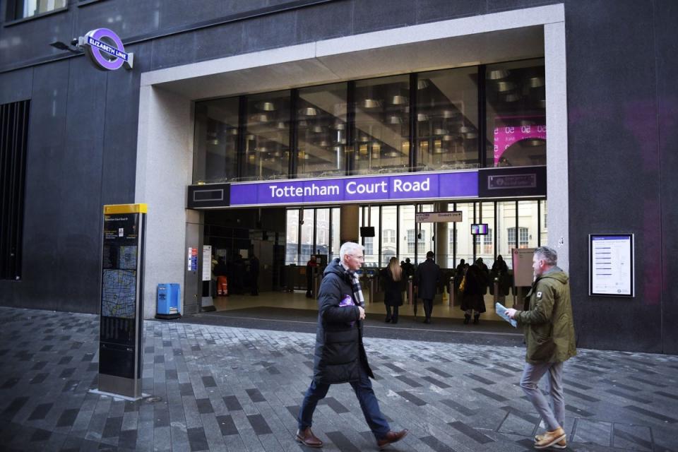 The Dean Street entrance of Tottenham Court Road Elizabeth Line station (Daniel Lynch)