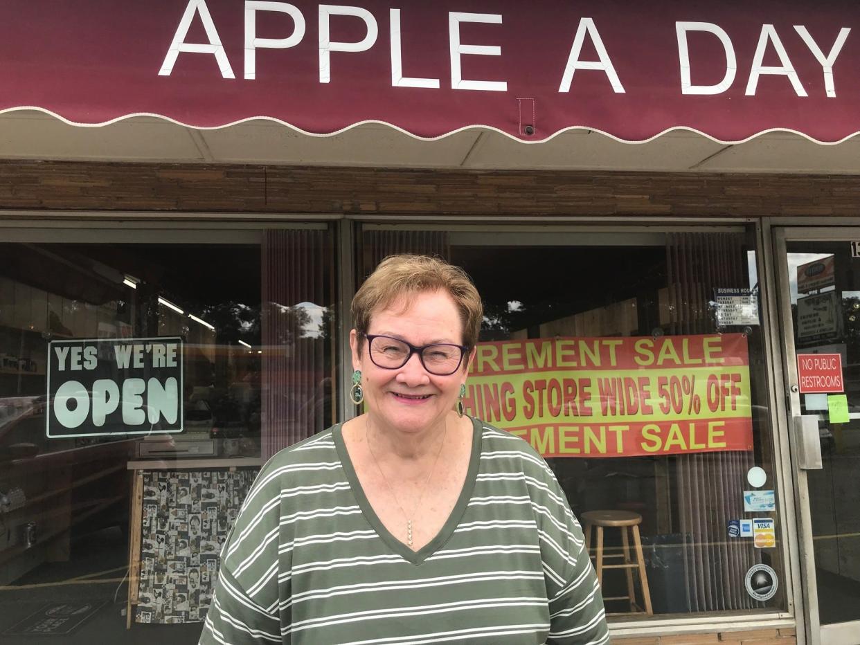 Myrna Bohr is retiring after 34 years operating Apple-A-Day health food store at 1358 Lexington Ave. The store is tentatively scheduled to close Aug. 1.