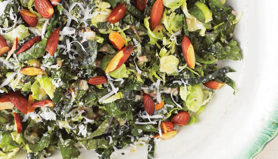 Kale and Brussels Sprout Salad