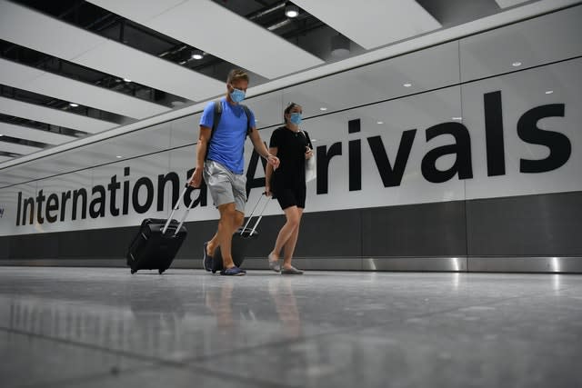 Arrivals at Heathrow Airport 