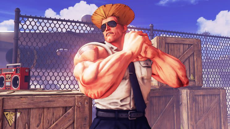 Guile as seen in Street Fighter V