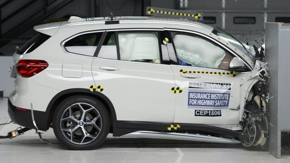BMW X1在本次測試拿到「Good」，代表副駕駛乘客基本上不會有太大傷害，車體結構達到「Acceptable」標準
