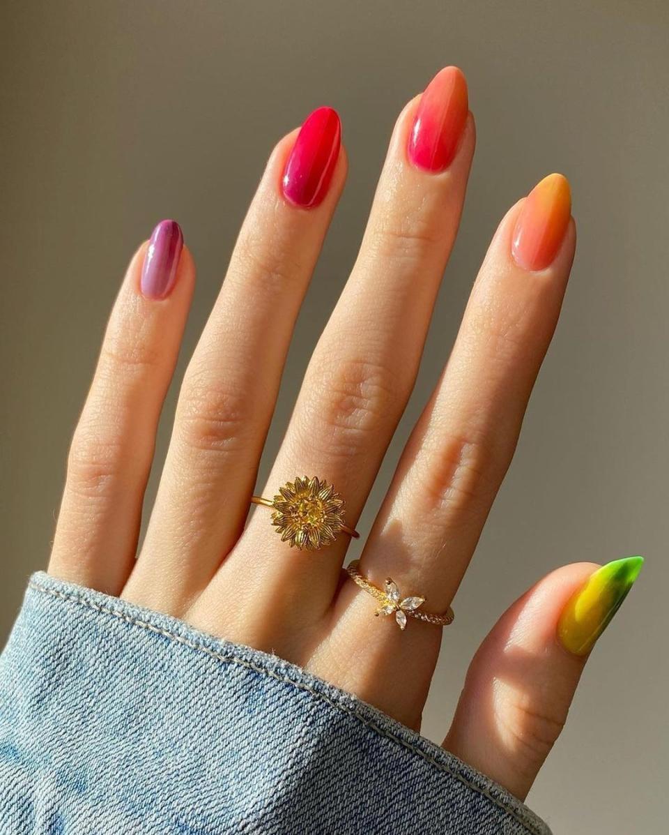 Jelly Nails multicolore