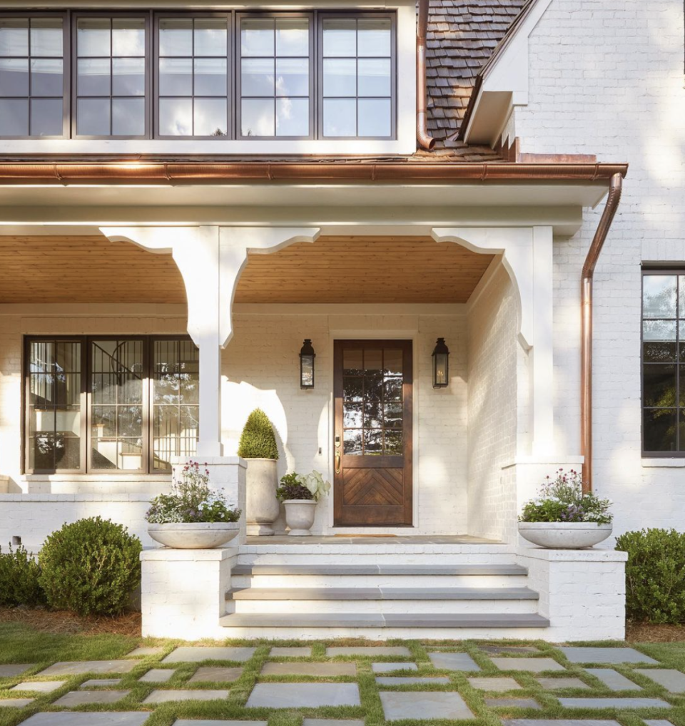 a house with a front porch