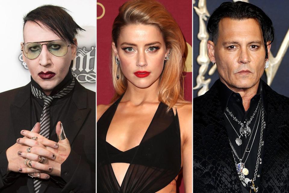 Marilyn Manson, Amber Heard, Johnny Depp