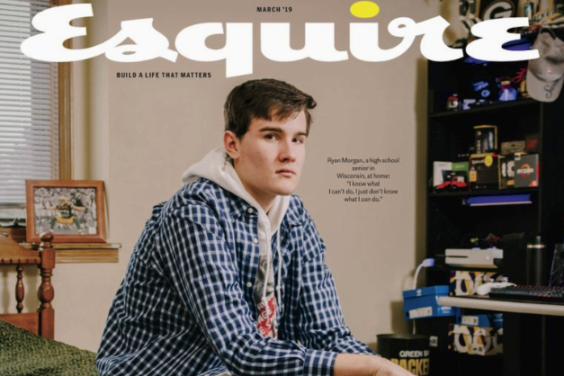 Esquire criticised for front cover profiling the life of a white male teenager in America