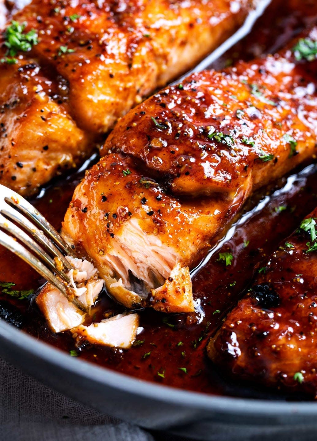 honey garlic salmon