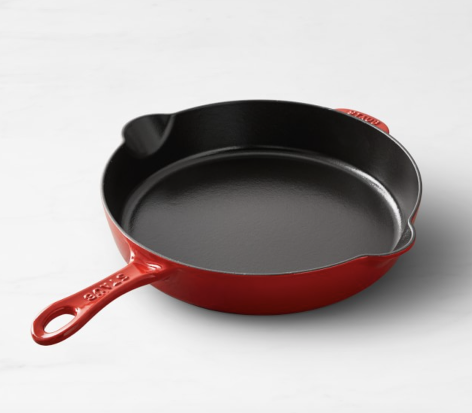 Staub Enameled Cast Iron Traditional Deep Skillet, 11-Inch