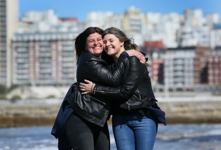 Carolina Sangiorgi y Carina Rosavik, en Mar del Plata