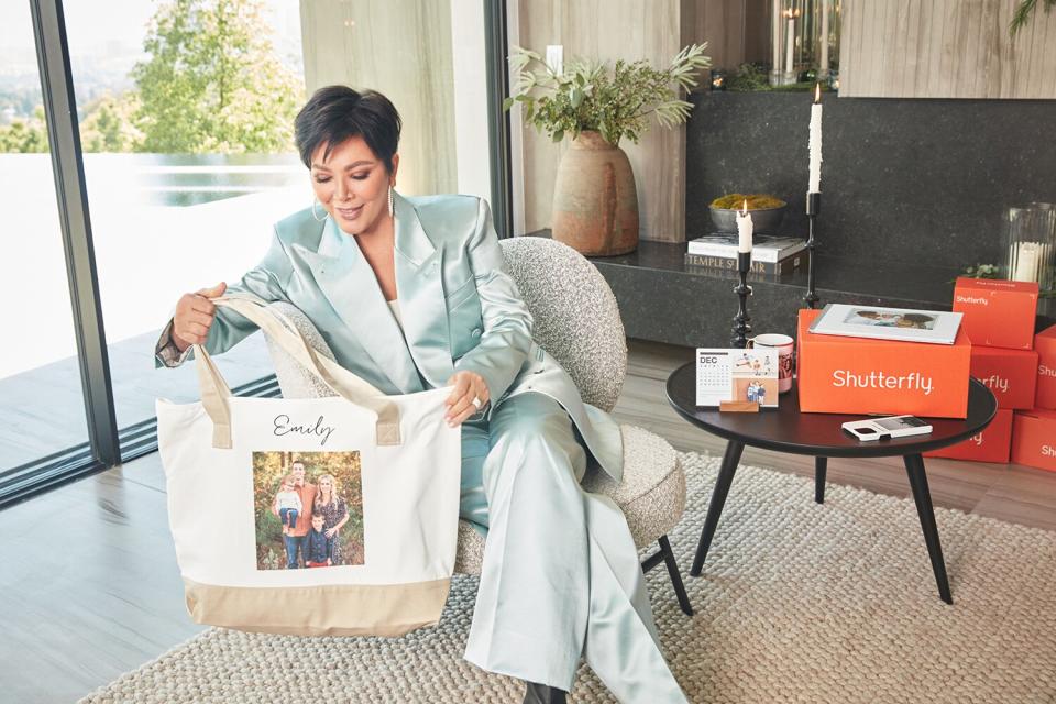 Kris Jenner Shutterfly partnership