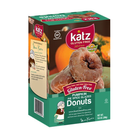 Katz Gluten-Free Pumpkin Spice Glazed Donuts