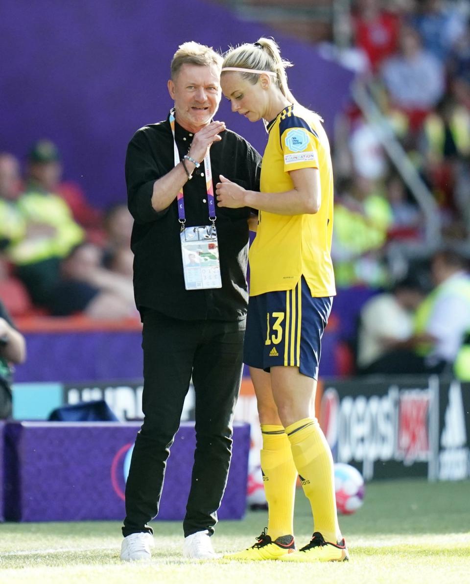 Sweden head coach Peter Gerhardsson knows he needs to plot something special for England (Danny Lawson/PA) (PA Wire)